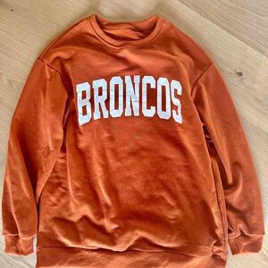 Brand New (without tags) Women’s Size Small Denver Broncos Sweatshirt!